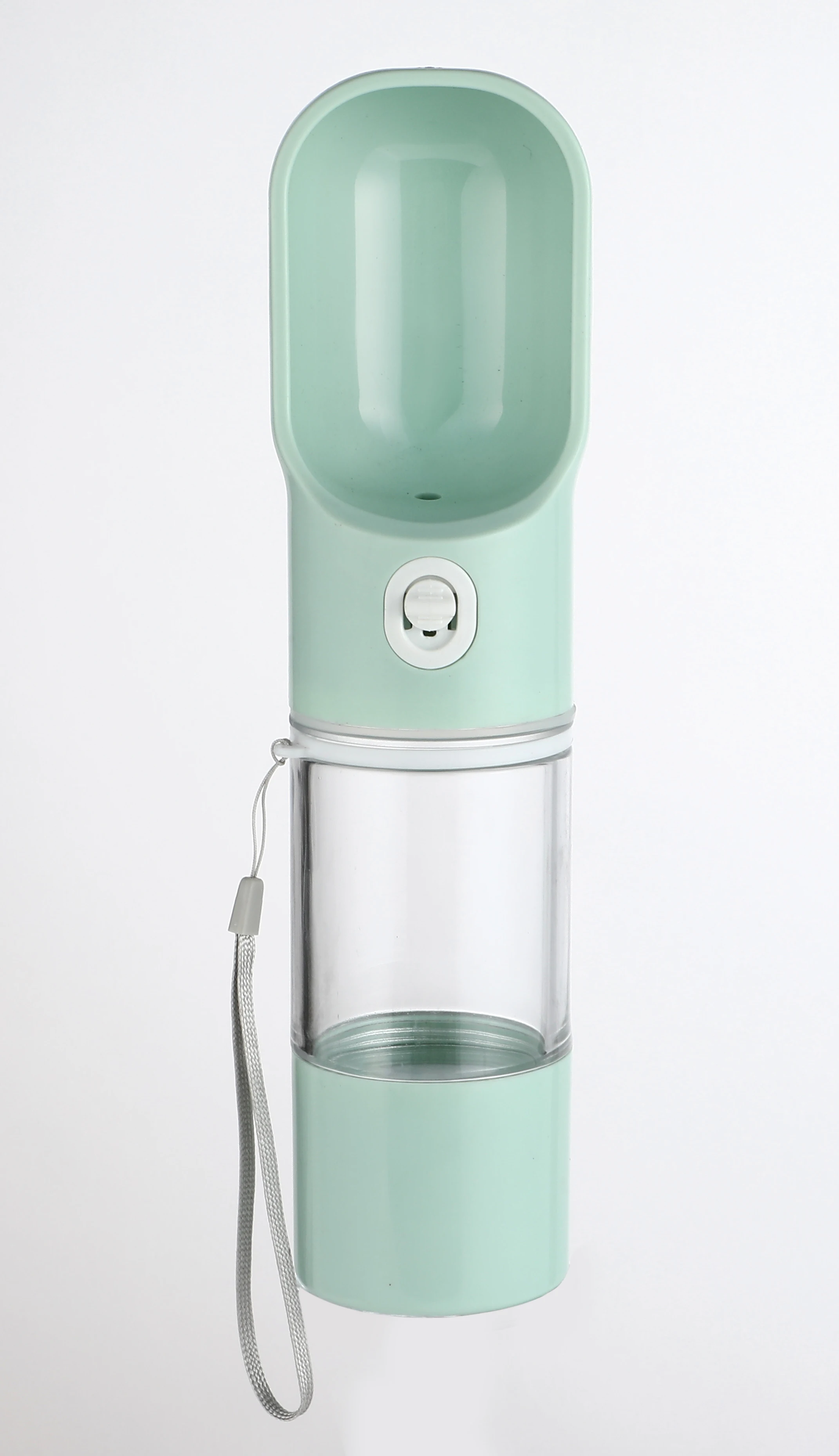 Новый дизайн, аксессуары для домашних животных, портативная бутылка для воды для собак и кошек с чашкой для еды