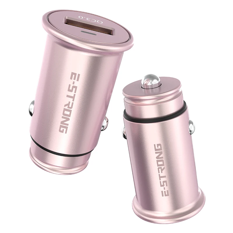 Cigarette Lighter Charger Mini USB Car Adapter Quick Charge Dual Port Car Charger for Mobile Phone