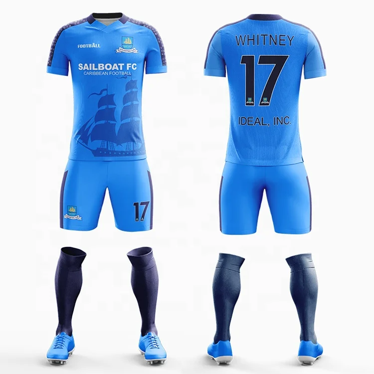 Custom Made Best Selling Sportswear Soccer Jersey Uniform Kits