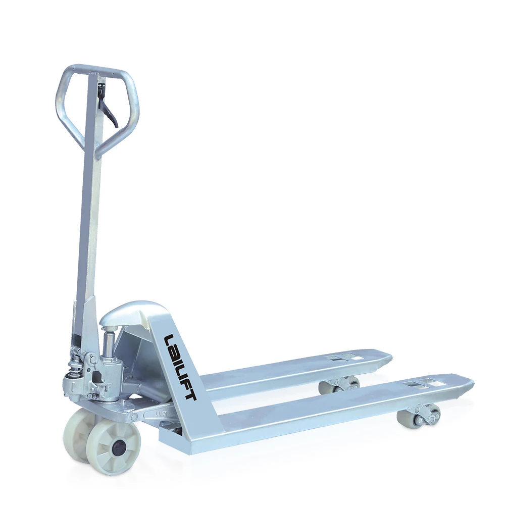 
2.5 3 Ton galvanized hydraulic handling trolley hand pallet truck 