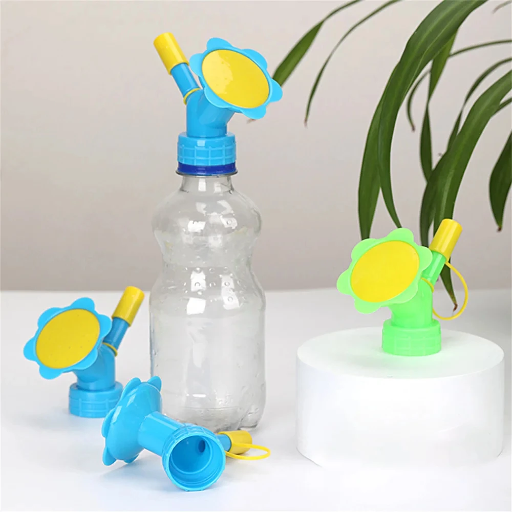 1PC Garden Watering Sprinkler Nozzle Flower Water Bottle Watering Cans Sprinkler Easy Tool Portable Garden Waterer Tool