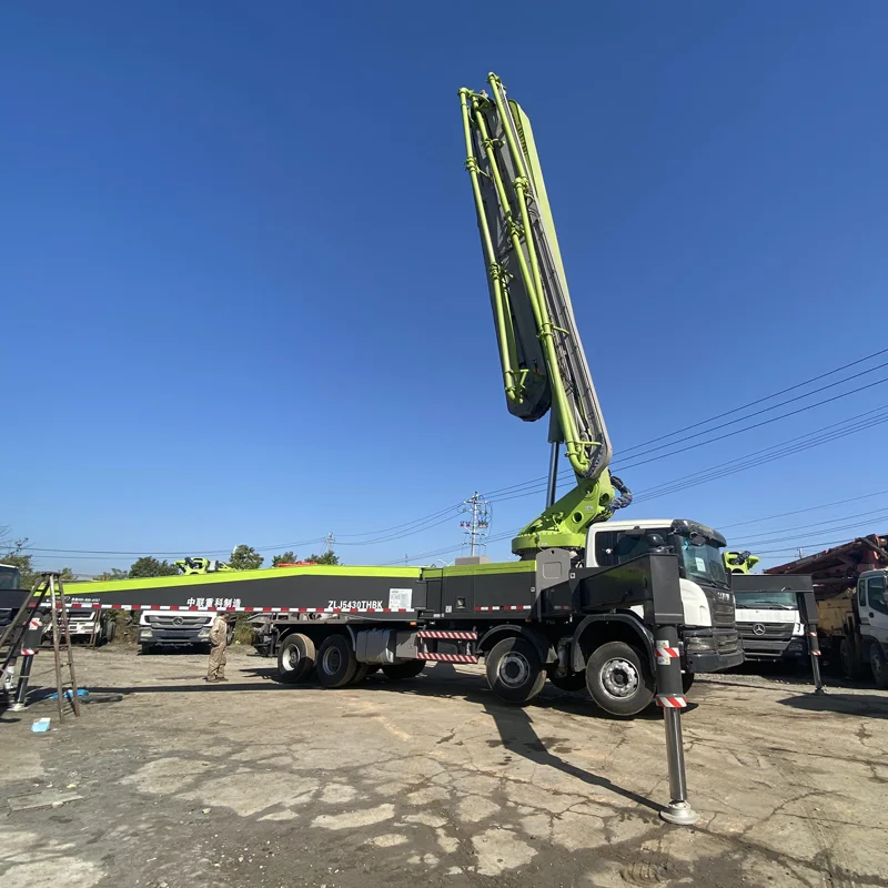 Best Sale Used Concrete Pumping Machine Portable Zoomlion 56m Concrete Pump Trucks Price