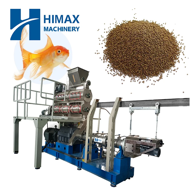 800-1000KG/H Floating Fish Feed  Extruder Making Machine Fish Feed Production Line