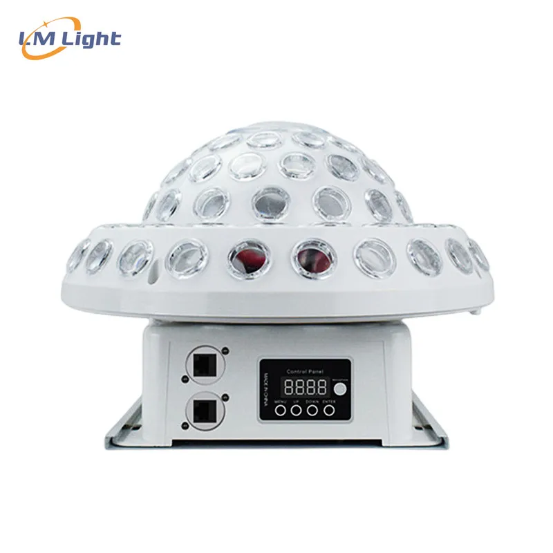 Hot sell DMX sound control magic ball rgb led stage light indoor stage show rgb animation dj disco laser light