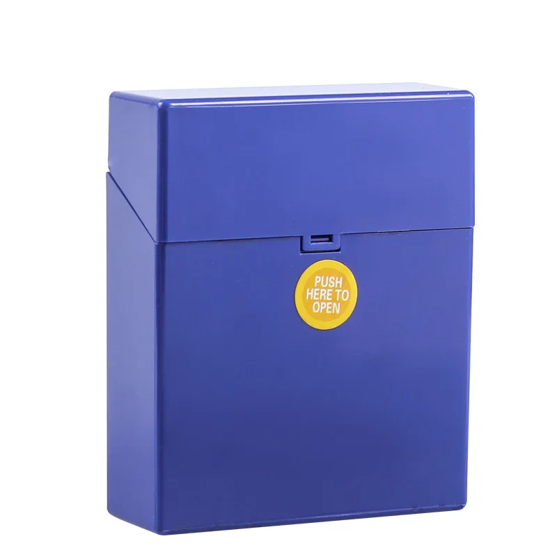 50-pack Large-capacity Cigarette Box With Creative Personality Rough Cigarette Storage Box sealed Plastic Cigarette case