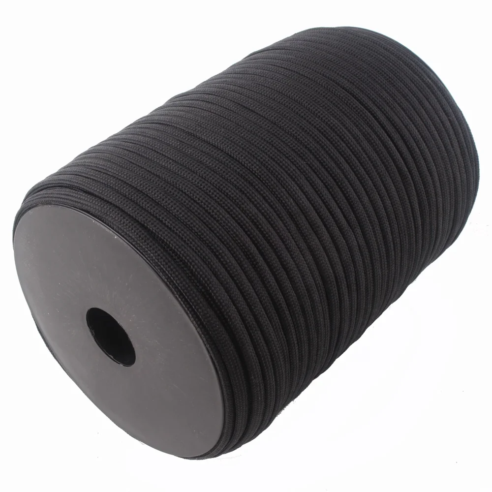 Multi Colored Military 4mm 7 inner Strand Parachute Cord 1000ft Military 550 Paracord Ropes