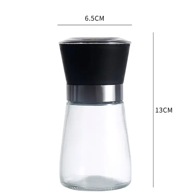 Wholesale 150ml & 200ml Glass Salt Bottle with Plastic Lid Herb & Spice Tools Season Bottle