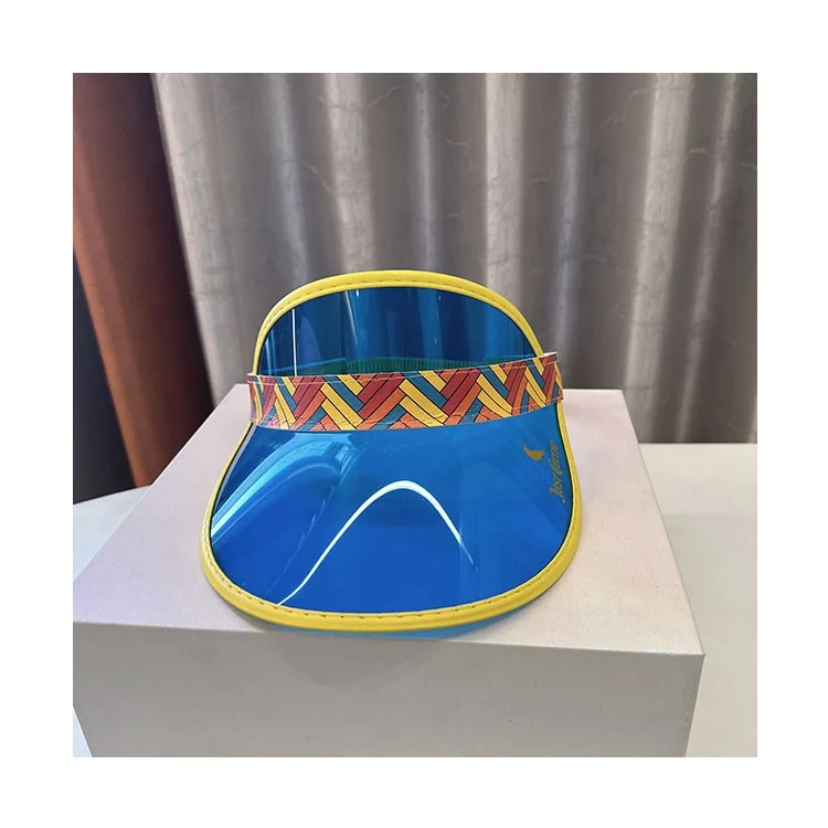 Custom men women TRUMP visor hat printed logo sports visor uv plastic pvc gorras trump visor for golf tennis running football