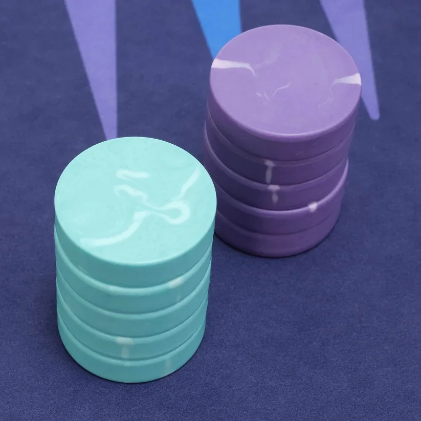 High quality dull polish Backgammon Checkers Custom color  orange blue Backgammon Checkers giant chess set outdoor  backgammon