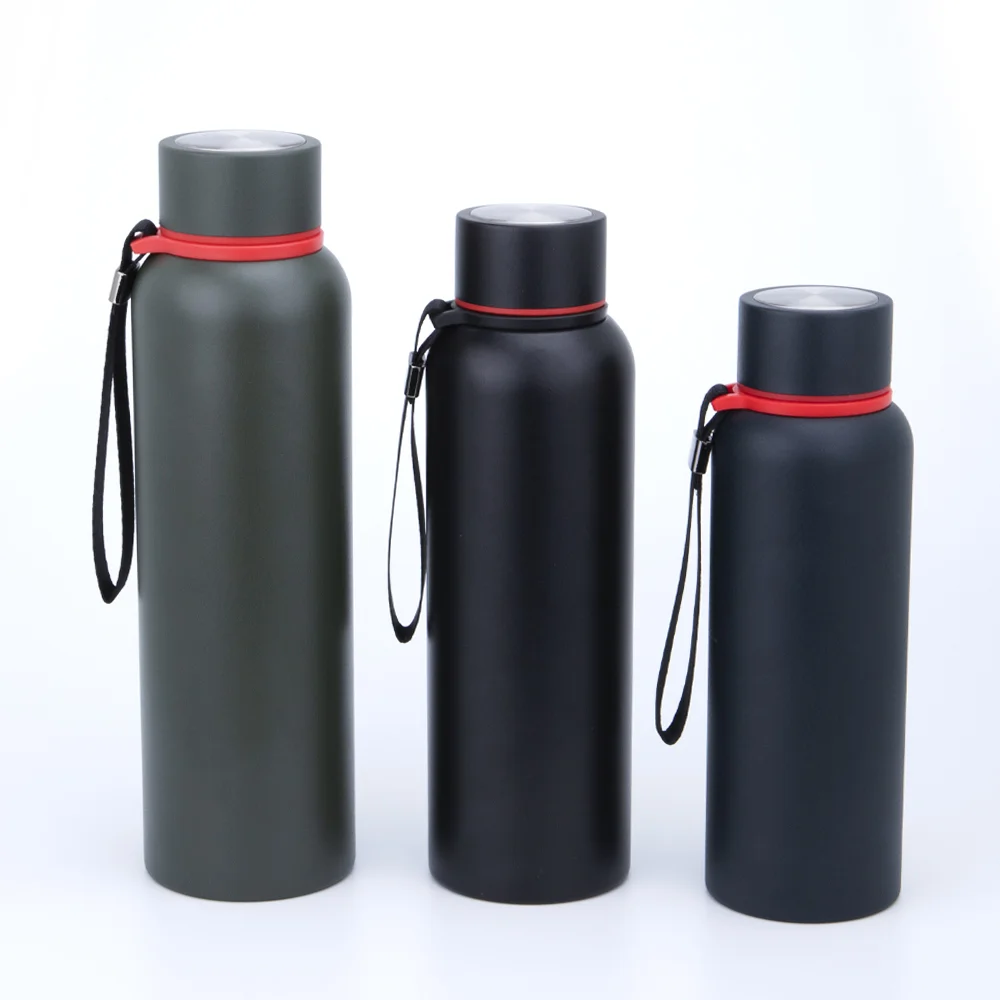 OKADI Stainless Steel Sports Water Bottles with Logo Vacuum Thermal Flask