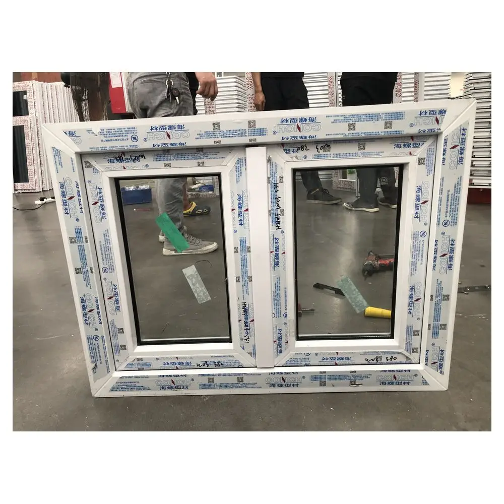 Florida High Quality Hurricane Approved Tempered Glass Aluminum UPVC Awning Windows