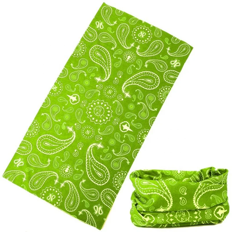 Promotional Cheap Seamless Polyester Customized Logo  Bandana