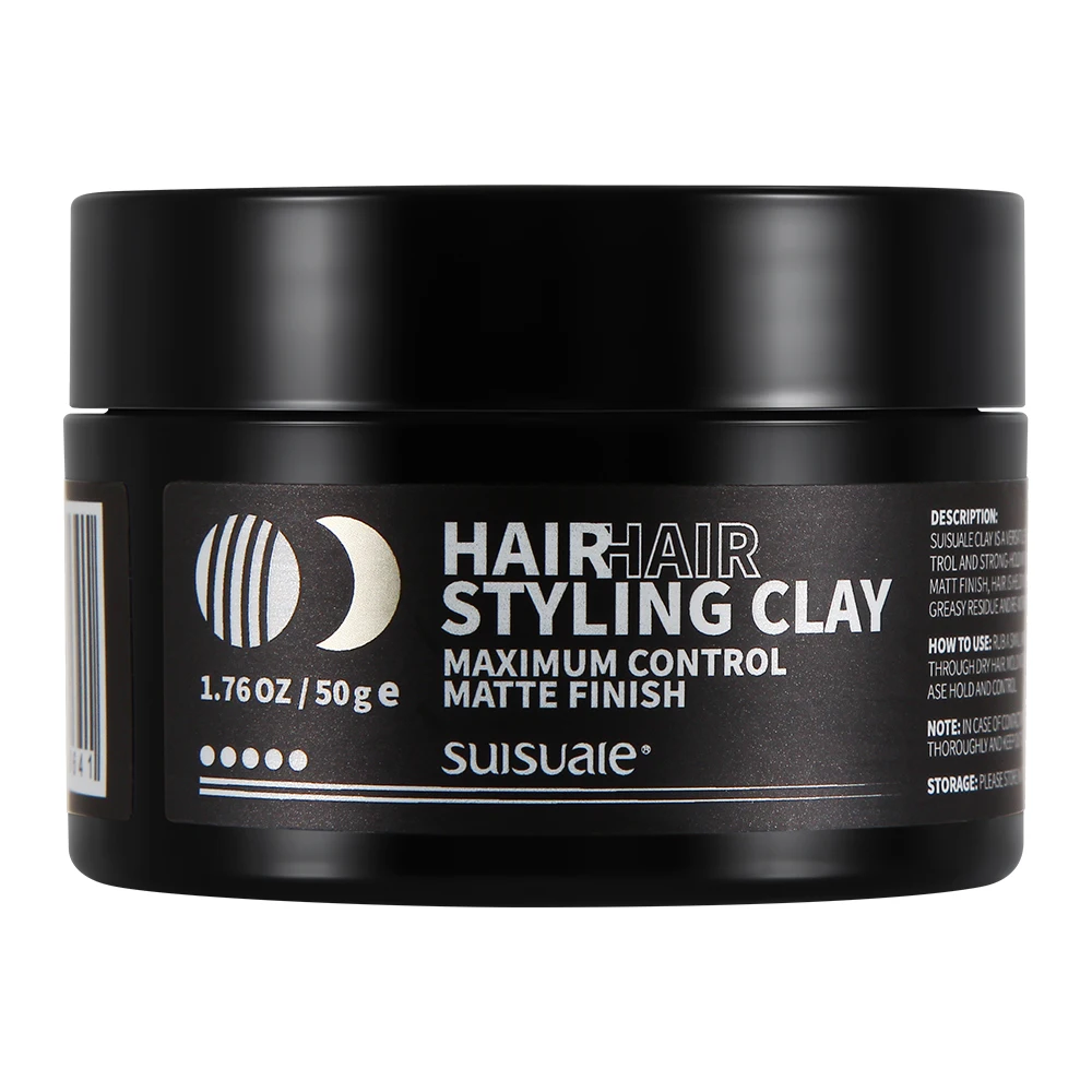 Guaranteed Quality Unique Hair Style Clay Custom Strong Hold Hair Styling Mud