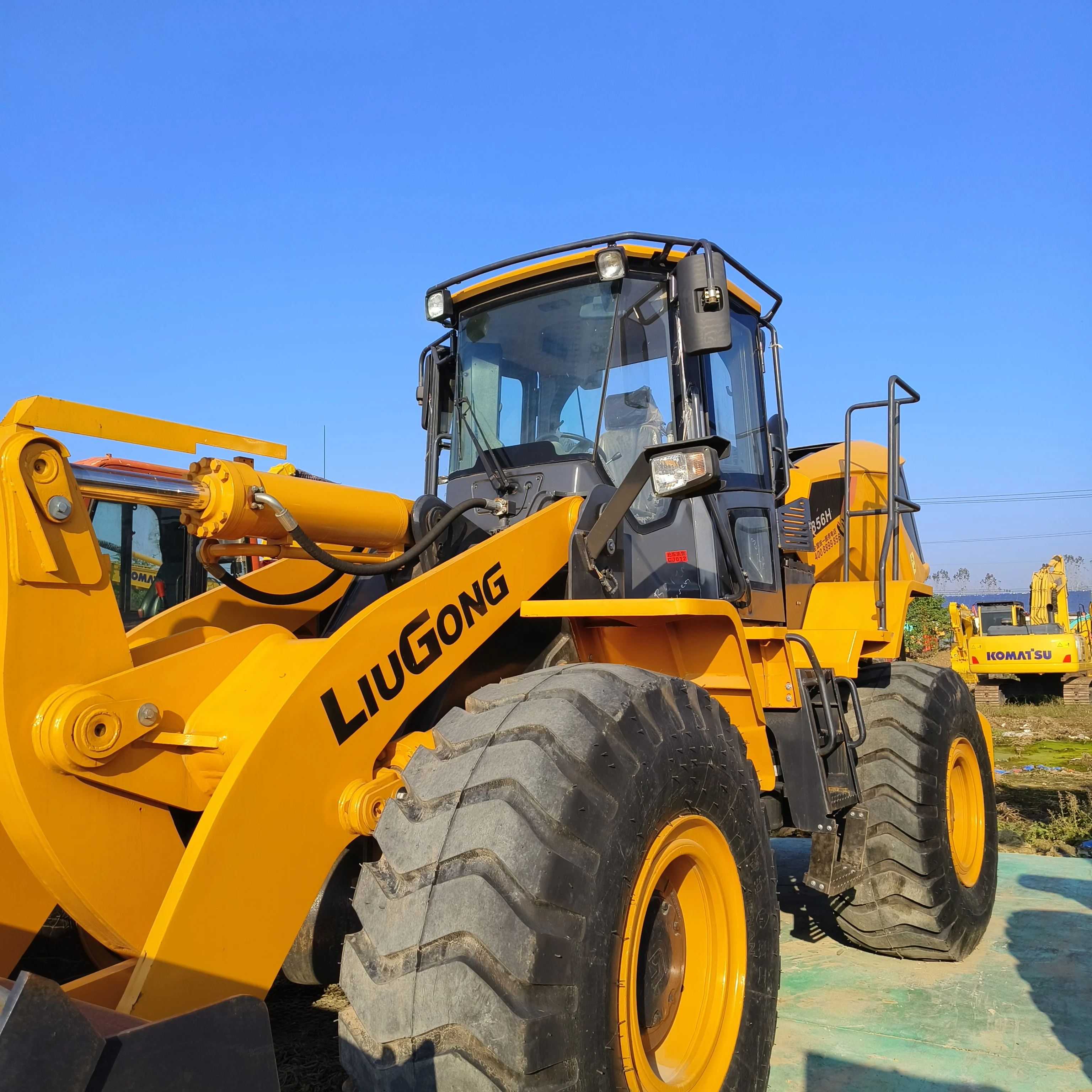 used liugong 856h loader Cummins engine machine