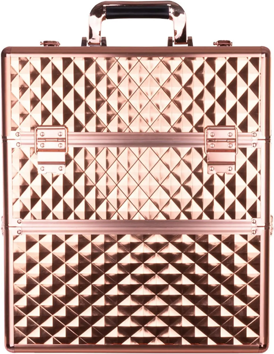 Vanity Case for Lamp and Nail Polish Accessories, Rose Gold, Cosmetic case