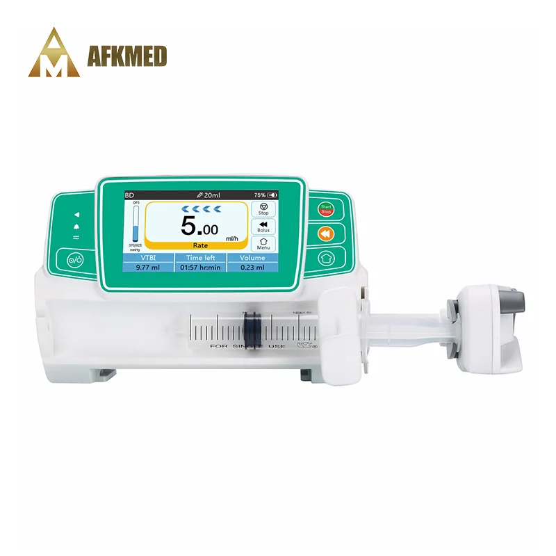 Medical Electric Syringe Pump Single Channel Infusion Syringe Pump