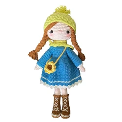 Crochet Handmade Beautiful baby organic gift stuffed toy Amigurumi Doll for Girls Crochet princess Girls gift Amigurumi