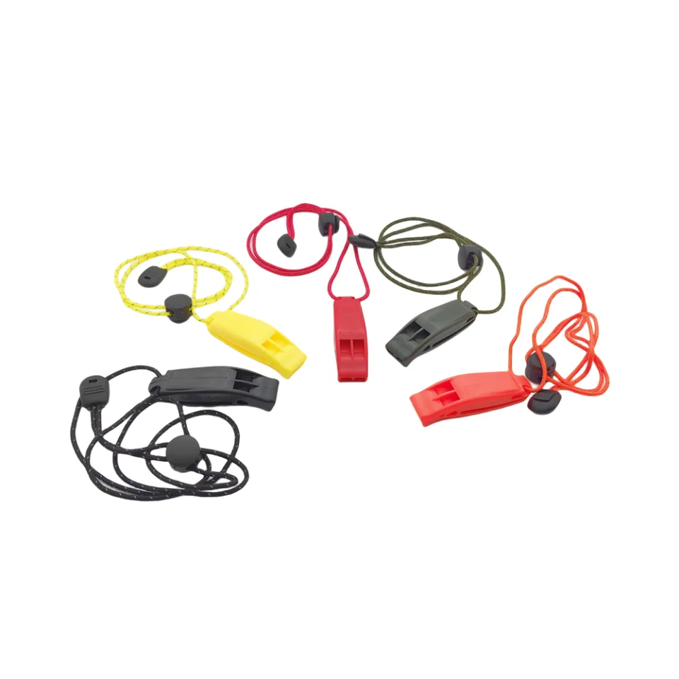 JK-KS-005 Hiking Boating SOS Survival Marine Boating Whistle Emergency Rescue Jacket Whistles with Lanyard