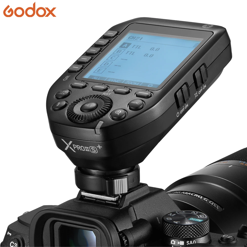 Godox Macro Flash Trigger XPROIIS+ for MF12-DK1 Macro Mini Flash Speedlite built-in X System TTL Flash camera support Diffuser