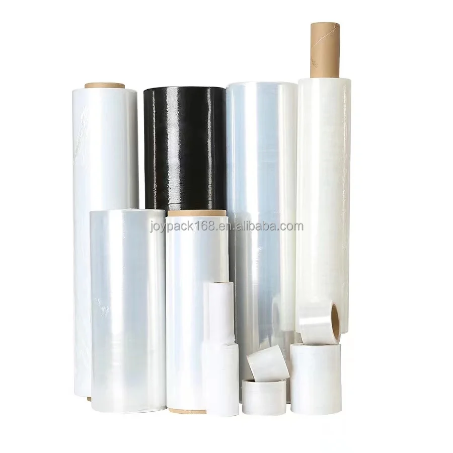 High Quality 80 Gauge LLDPE Soft Stretch Wrap Film Moisture-Proof 80-Gauge Film Pallet Fruit Vegetable Packaging Chemical