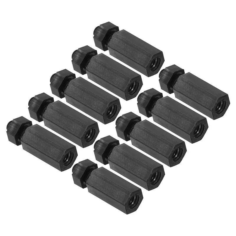 M2 Hex Column Nylon Standoff Spacer Pillars Screws Nuts Assortment Kit with Storage Box for Mounting Between PCB Circuit Boards