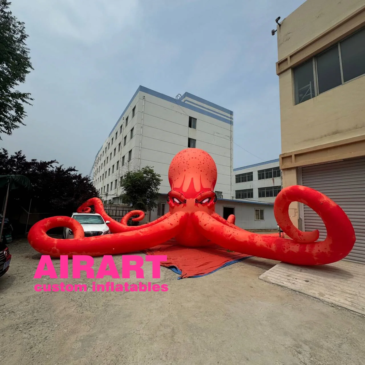 Escaping Octopus inflatable ocean mascot,giant inflatable jellyfish balloon