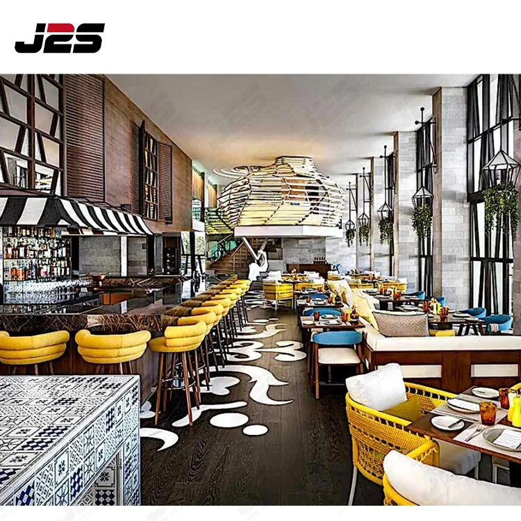 Custom American Restaurant cafe shop Dining Chair Modern Furniture solid wood cafe fast food table and chairs