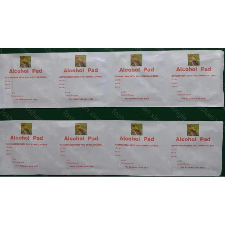 Low Price Production Cotton Swab Making Non-Woven Fabric 75% Wet Alcohol Prep Pad Horizontal Packing Machine