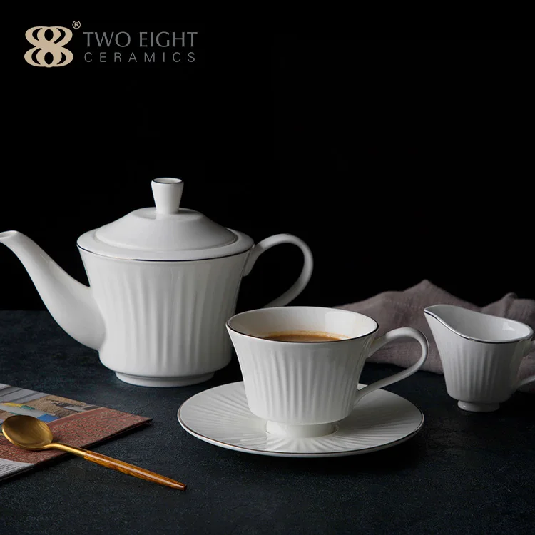 2021 elegant bone china plates restaurant White Silver Rim fine bone china dinner set Plates ceramic square plate