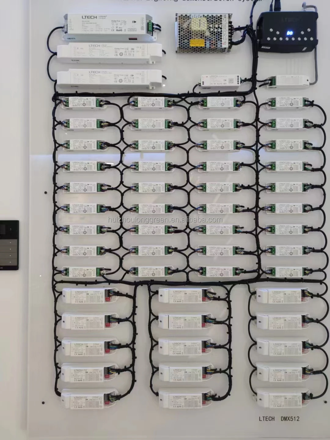 Ltech  SPI-16S+M16S Mini LED fantastic controller kits RF 2.4G Hz SPI-16S controller M16S remote for led light strip