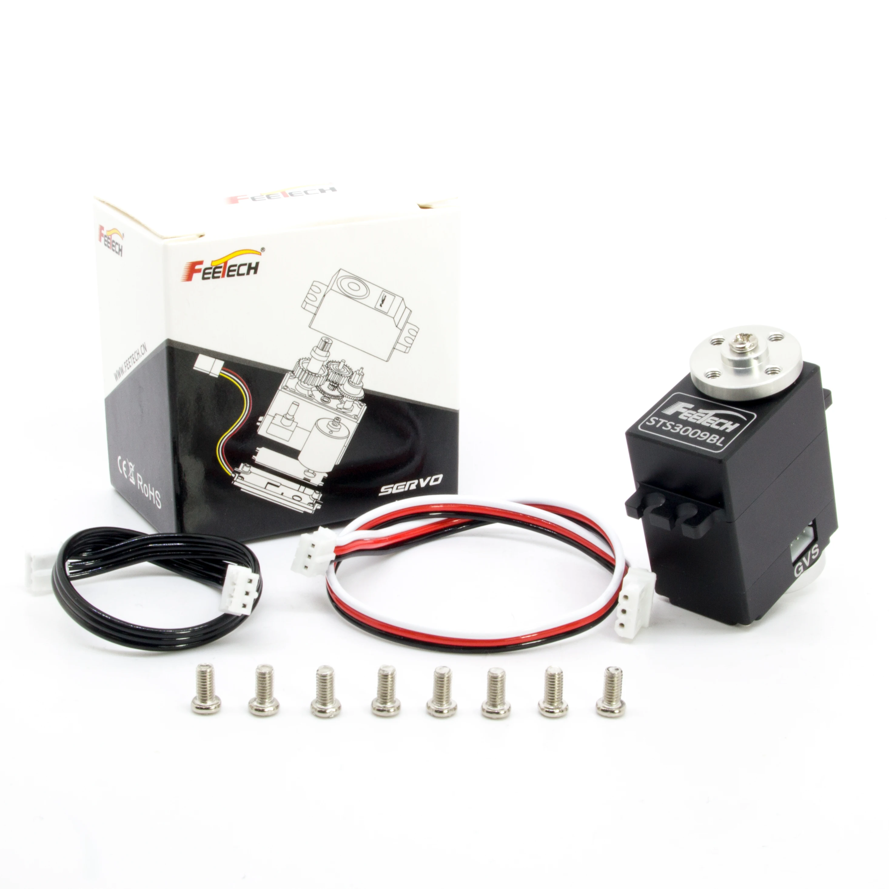 Feetech 11kg 7.4V Brushless Motor 360 Degree Serial Bus Micro Servo for Robot Dog PTZ Camera Humanoid Robots Metal Smart Servo