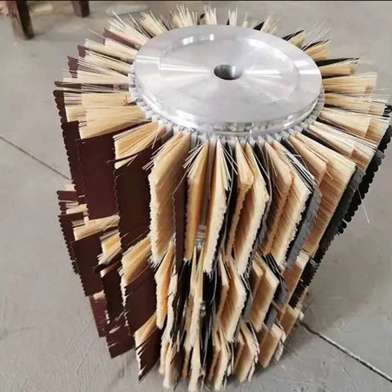 Industrial polishing roller brush furniture woodworking polishing accessories sisal sandpaper roller