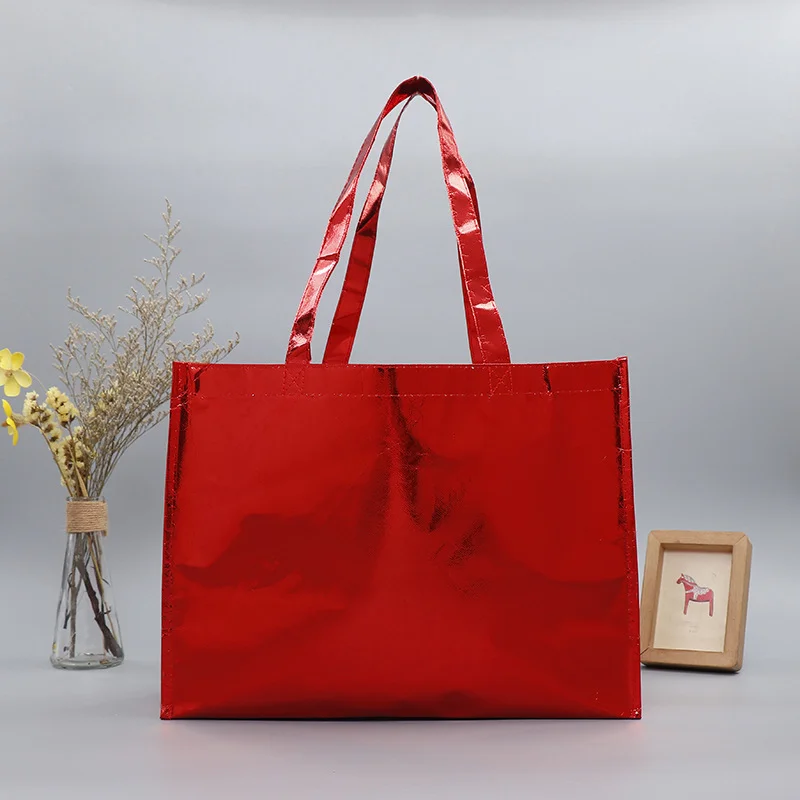 2022 Reusable polypropylene packaging laminated ceo non woven bag shopping tote RPET bag pp woven bag with custom logo