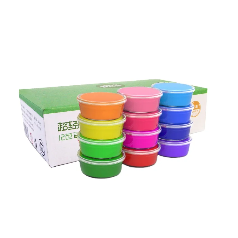 Суперлегкий Пластилин 12/24/36 цветов, Детский пластилин, цветная глина для детского сада, ручная работа, космическая грязь