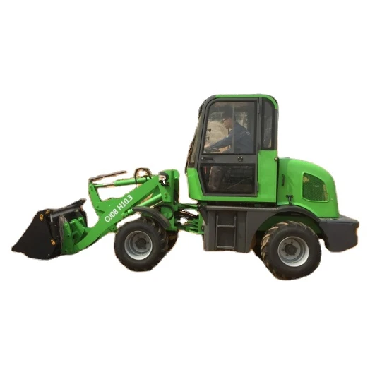 2022 Hot Sale china 4WD Eougem mammut small mini diesel oj-08 1000kg front end wheel loader