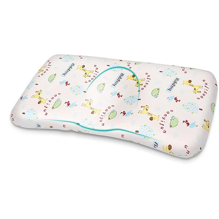 100% cotton crib pillow cover filling slow springback sponge sleeping baby pillow for newborn