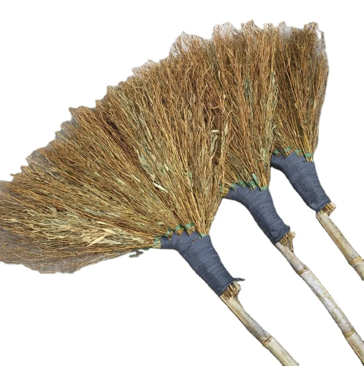 high quality hot sale bamboo broom besom cleaning broom