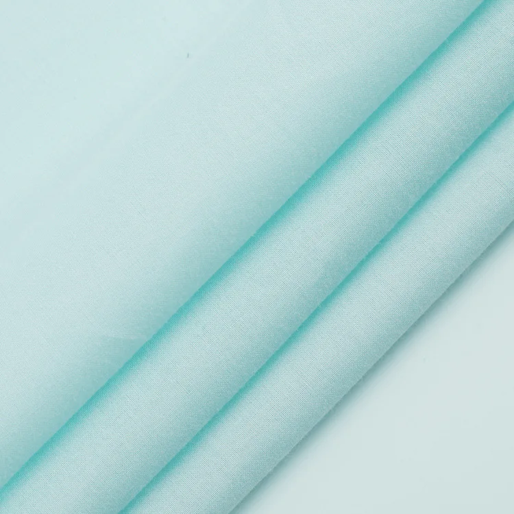 Factory Supply 100% Cotton Plain Fabric Custom Dyeing Solid Color for Workwear Uniform Jacket Coats Pants Hats soft interlining