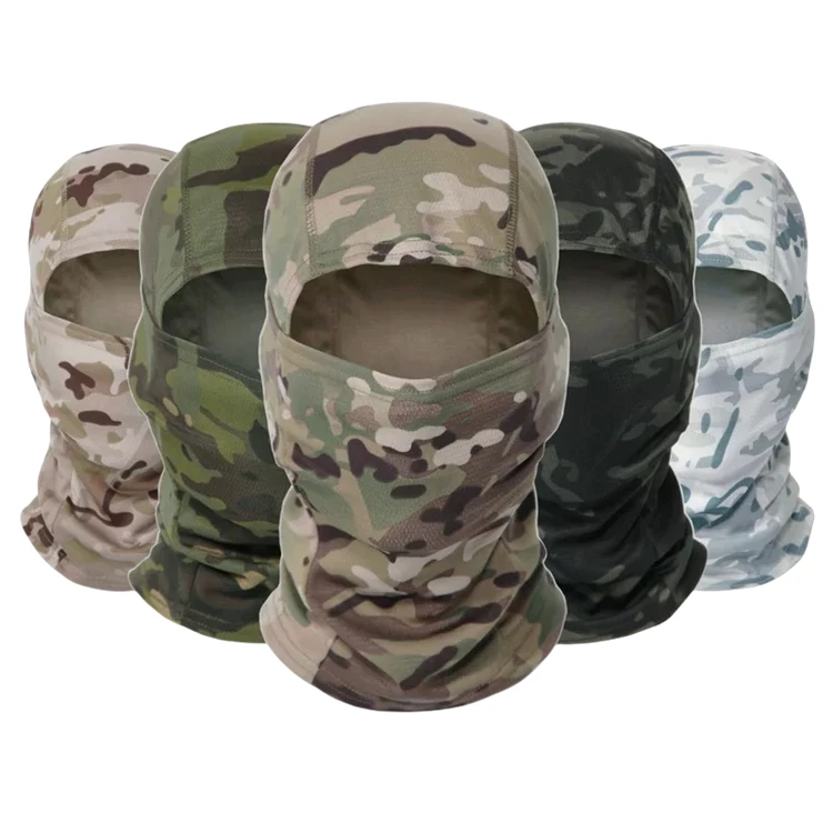 custom camouflage design tactical balaclava man