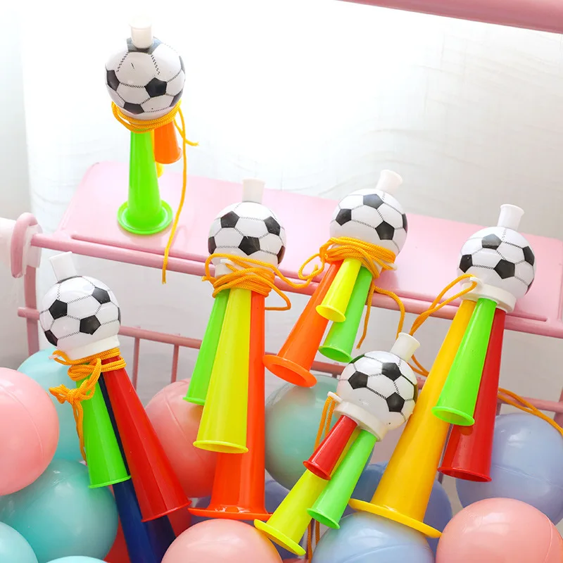 factory direct fussball fans trumpet football fan sport fan horn plastic horn plastic cheerleading horn