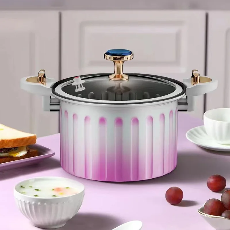 28cm Enamel Pot Iron Energy Saving Low Pressure Stew Pot