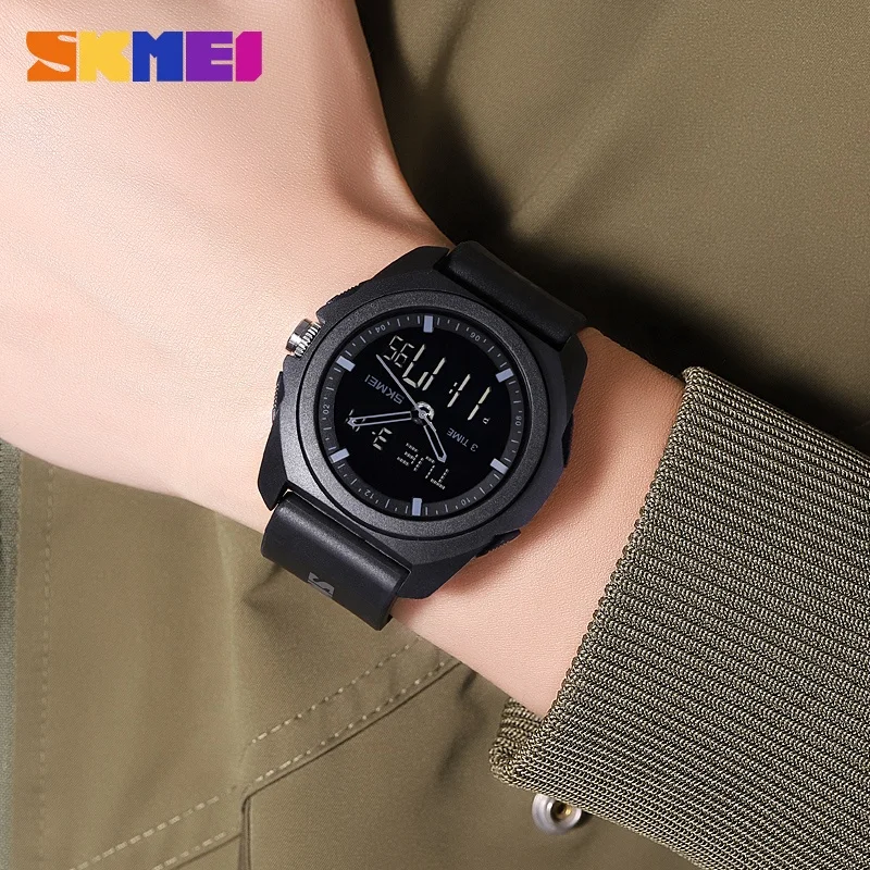 SKMEI 2199 Reloj Водонепроницаемые многофункциональные наручные часы с хронографом спортивные несколько часовых поясов оптовая продажа цифровых часов