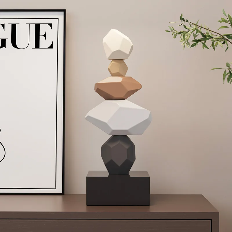 Home Decor Resin Crafts Creative Nordic Simple Modern Style Home Office Decoration Ornament Accessories Gift Set