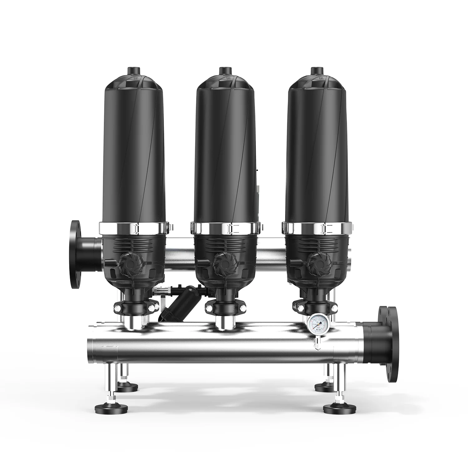 T Type 3 inch 3 Units agriculture and landscape irrigation Backwash Disc Filter filtration system irrigation water filter