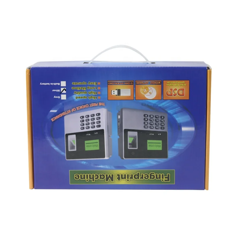 P80 регистратор времени со сканером отпечатков пальцев и биометрическая машина для проверки посещаемости