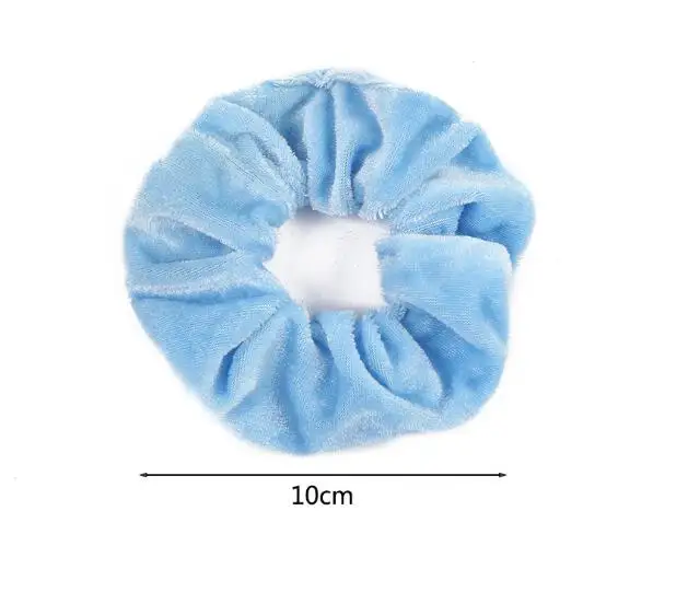 46 Pcs per set  Velvet Elastics Hair Scrunchies  for Girls