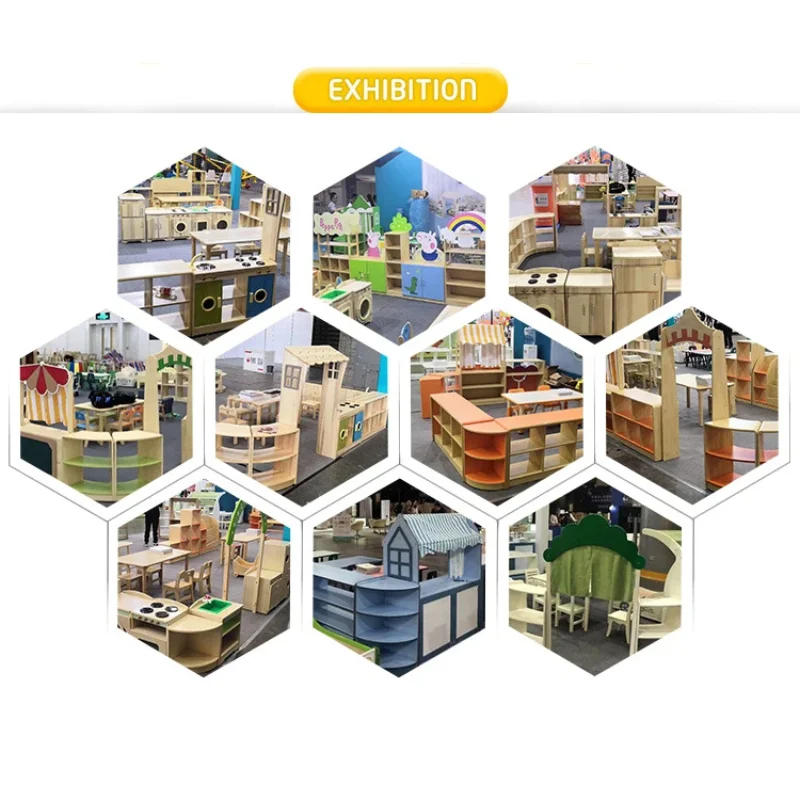 Wood Natural Toddler Daycare Stackable Plastic Child School Preschool Nursery Kindergarten Wooden Chair And Table Set For Kid