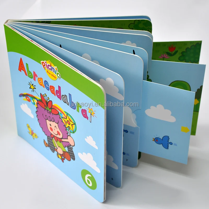 Children dairy workbook and activity book children Color binding book printing