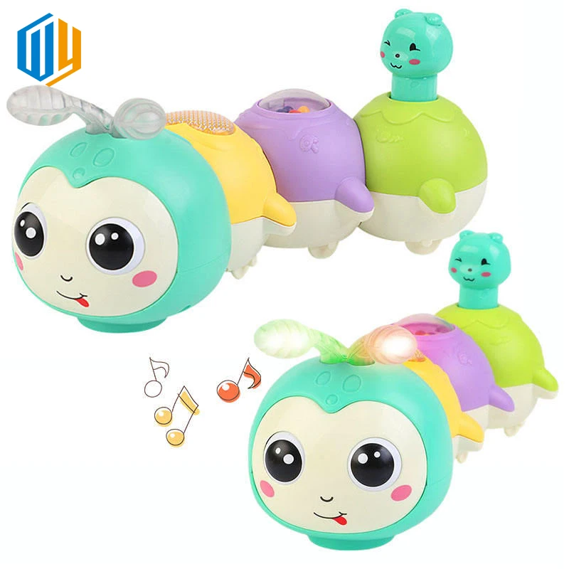 B /O universal magnetic caterpillar new Battery Toys Electric Universal Toys Battery Bump And Go Animal toys