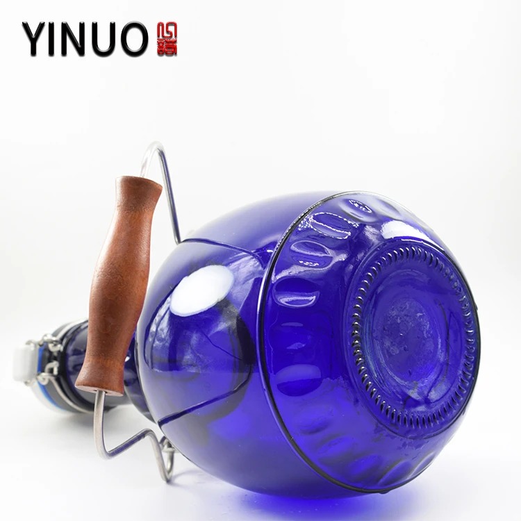 German reusable best beer bottle with flip top caps and labels